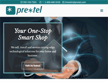 Tablet Screenshot of pretel.com